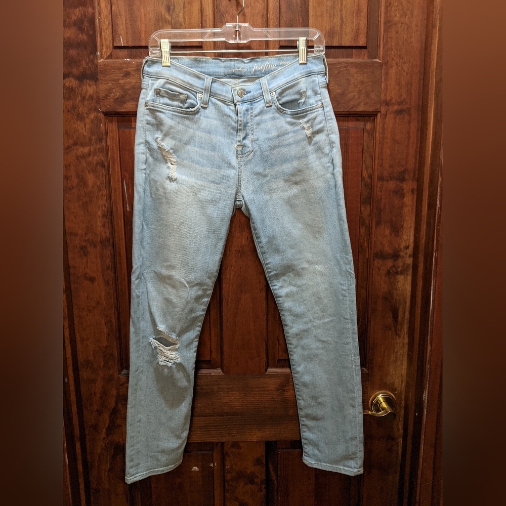 7 For All Mankind Josefine Skinny Boyfriend Jeans